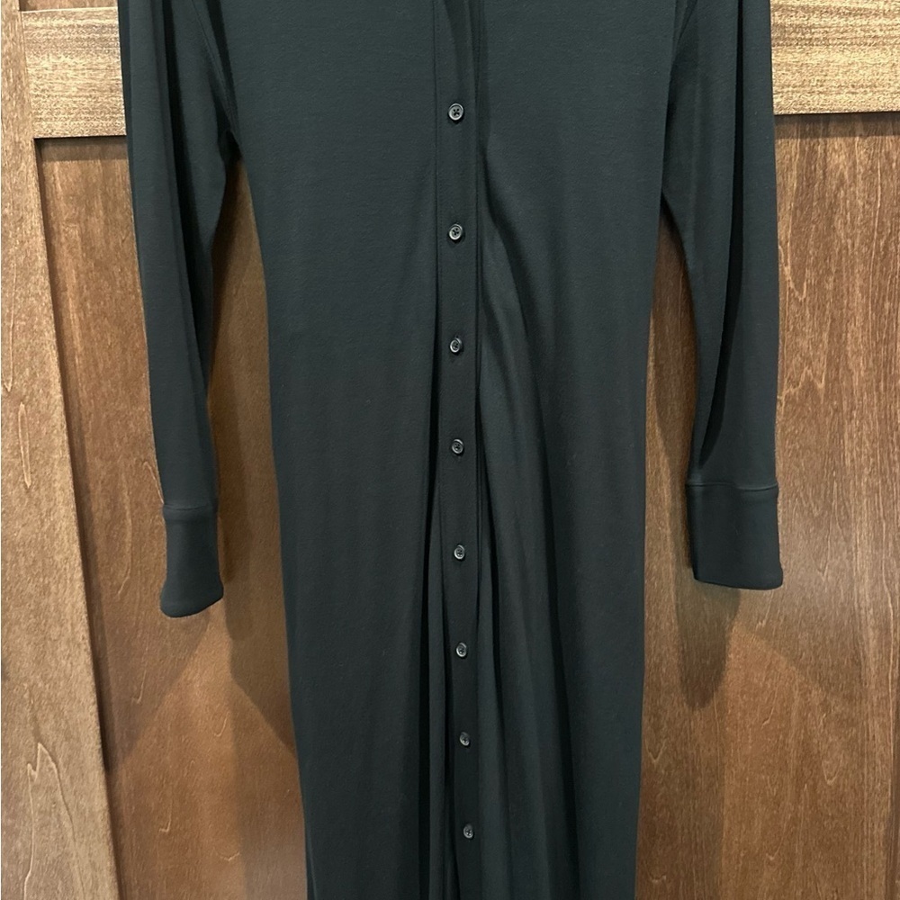 Jason Wu Black Button-Down Dress